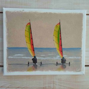 Les 2 chars à voile