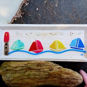 Régate de voiliers recyclés