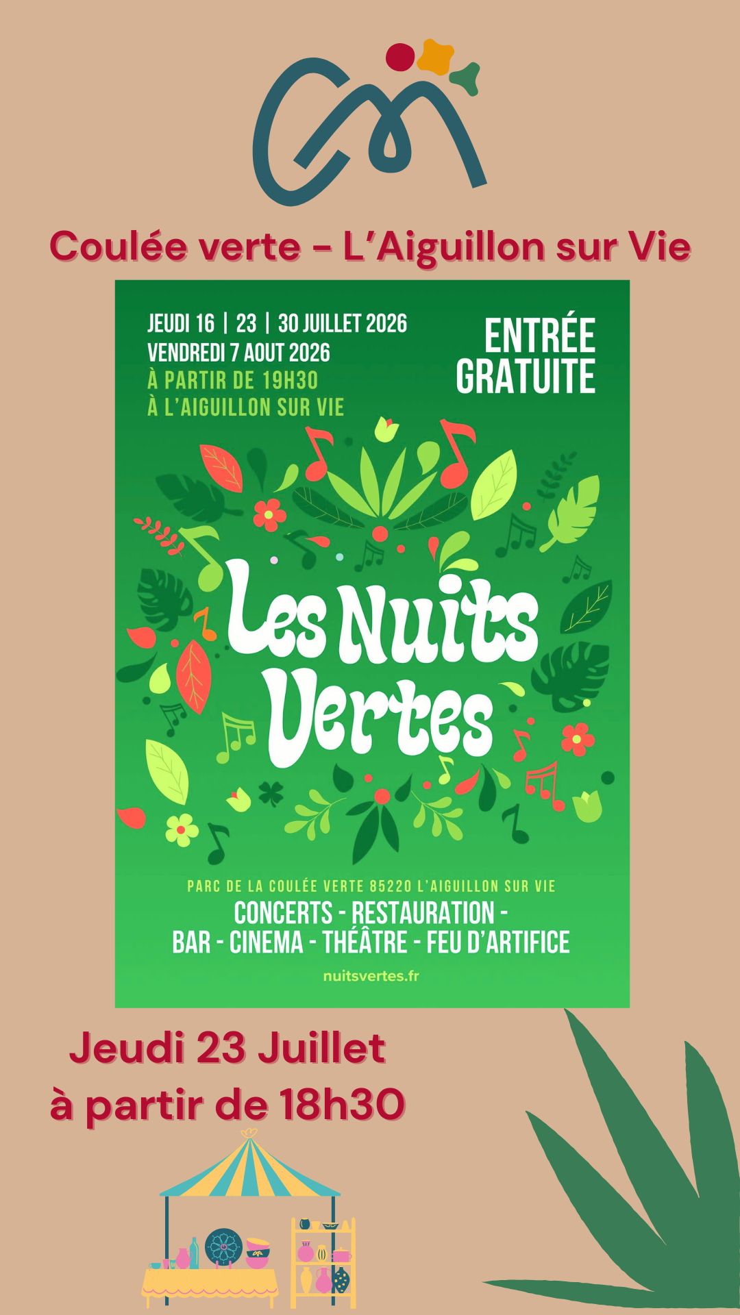 Les Nuits Vertes - L'Aiguillon sur Vie 1 TEMPLATES STORIES CATHERINE 2